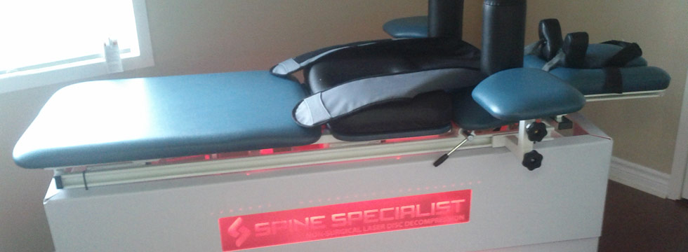 Spine Specialist Non-Surgical Laser Disc Decompression Table